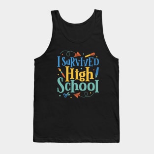 I survived high school Tank Top